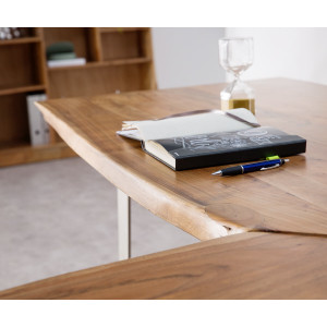 LIVE EDGE prémium akác íróasztal - 170cm - natúr