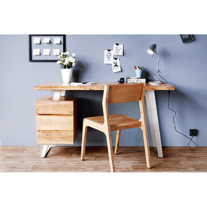 DELIBES prémium akác íróasztal - 150cm