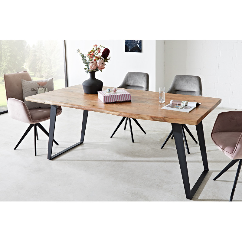 FIELD prémium akác étkezőasztal - 140/180/200cm