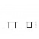 LASSUS prémium akác étkezőasztal - 140/180/200cm