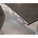 STRAUSS prémium kerámia étkezőasztal - 160-200cm - barna