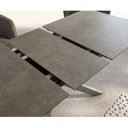 STRAUSS prémium kerámia étkezőasztal - 160-200cm - barna