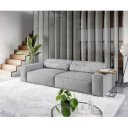 SIRPIO modern kanapé - szürke - 266cm