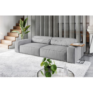 SIRPIO modern kanapé - szürke - 266cm DELIFE