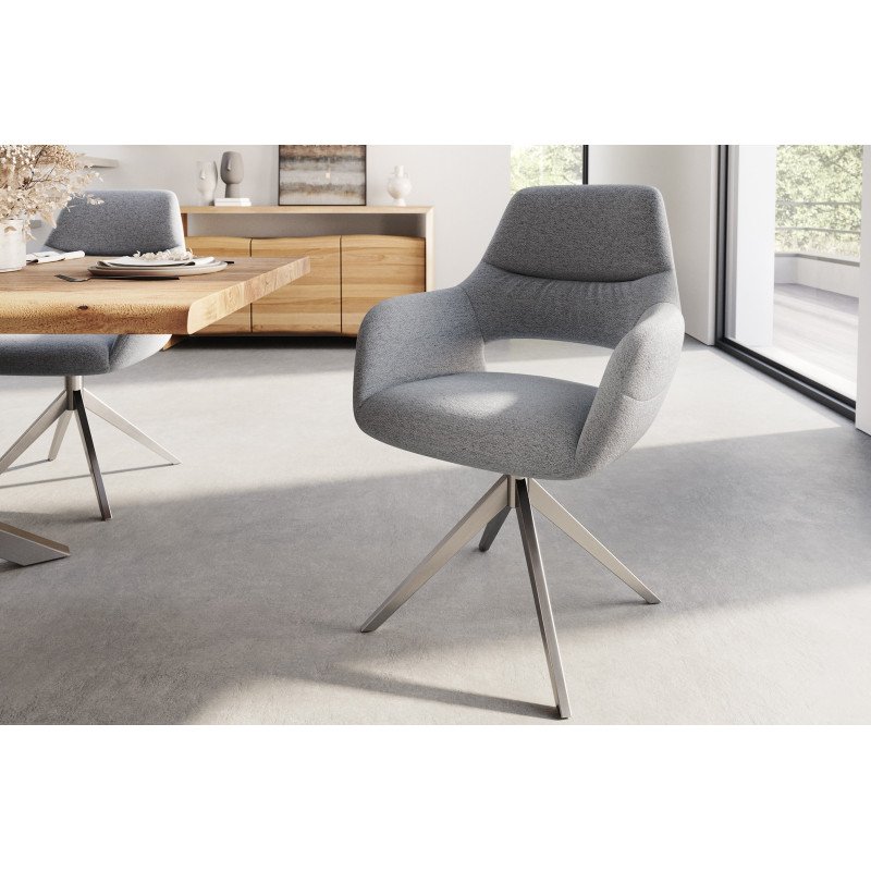 BARNES prémium étkezőszék - szürke