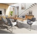 BARNES prémium étkezőszék - szürke