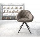 GILBERT prémium étkezőszék - taupe/beige