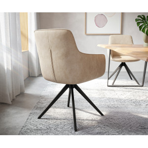 GIOTTO prémium étkezőszék - beige/szürke