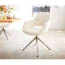 BARNES prémium boucle étkezőszék - fehér