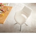 BARNES prémium boucle étkezőszék - fehér