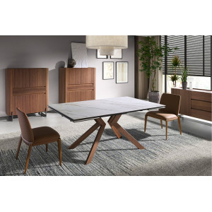 MONTEROSSO design bővíthető kerámia étkezőasztal - 180-260cm Angel Cerdá