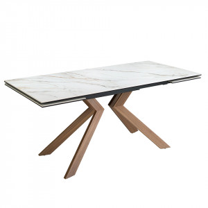 MONTEROSSO design bővíthető kerámia étkezőasztal - 180-260cm