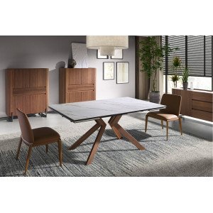 MONTEROSSO design bővíthető kerámia étkezőasztal - 180-260cm Angel Cerdá