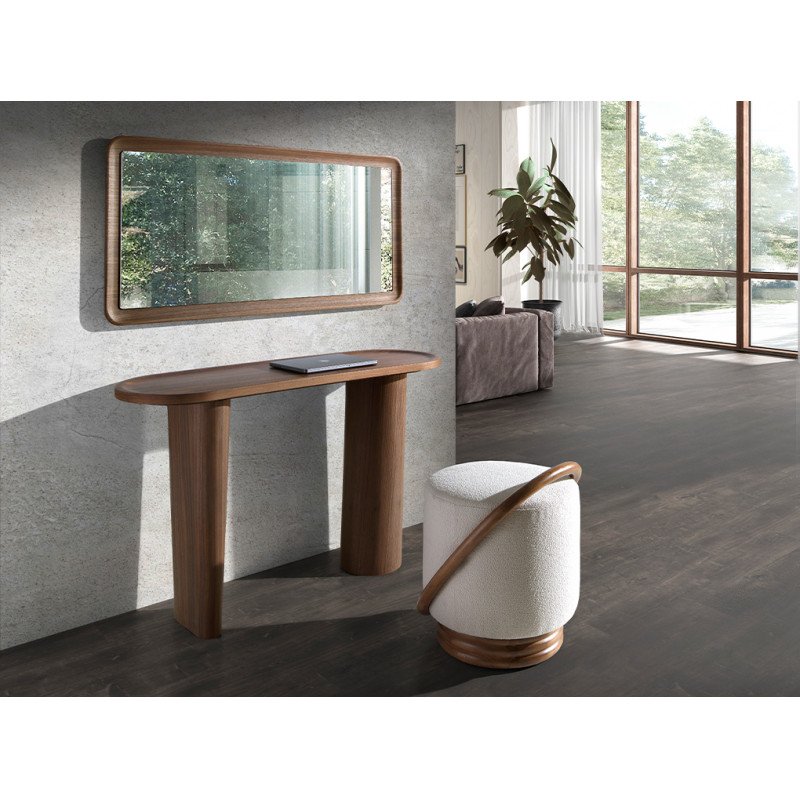 ROSAL design konzolasztal - dió - 120cm