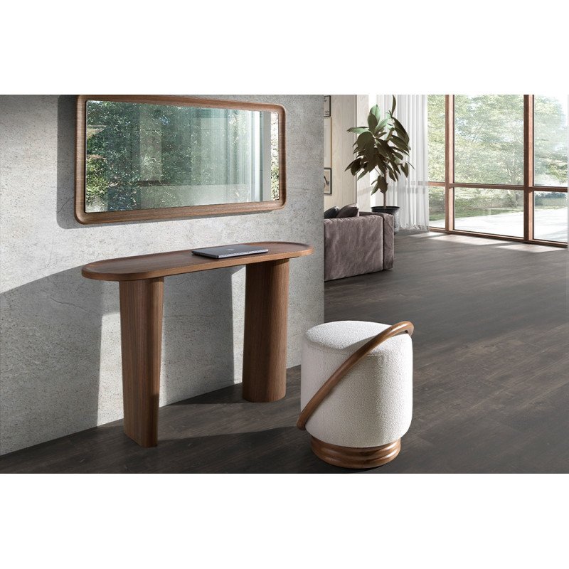 ROSAL design konzolasztal - dió - 120cm