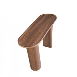 ROSAL design konzolasztal - dió - 120cm