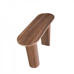 ROSAL design konzolasztal - dió - 120cm