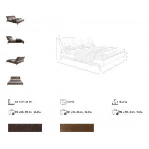 SOLANSA prémium ágykeret - 180x200cm