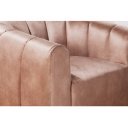 BABYLON design bársony fotel - beige