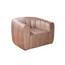 BABYLON design bársony fotel - beige