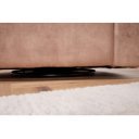 BABYLON design bársony fotel - beige