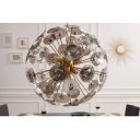 INFINITY - design függőlámpa - üveg/arany