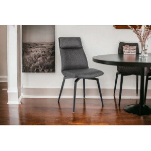 LAWRENCE design szék - antracit BIZZOTTO