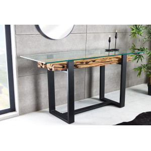 BARRACUDA-II modern teakfa konzolasztal 150cm INVICTA