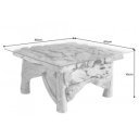 RIVERSIDE modern teakfa dohányzóasztal - 80cm