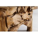 RIVERSIDE modern teakfa dohányzóasztal - 80cm