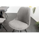 SCANIA design kordbársony szék - szürke