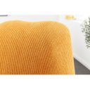 SCANIA design kordbársony szék - sárga