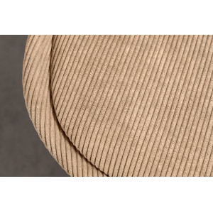 SCANIA design kordbársony szék - beige