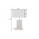 ELEGANCIA design asztali lámpa - szürke márvány