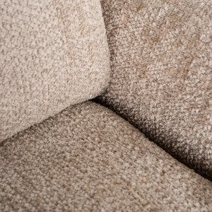 SANDREL exkluzív fotel - beige/tóp