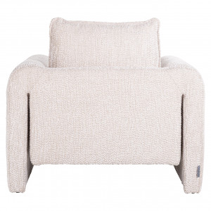 SANDREL exkluzív fotel - beige/tóp