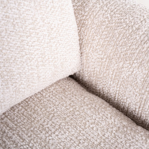SANDREL exkluzív fotel - beige/tóp
