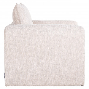 SANDREL exkluzív fotel - beige/tóp