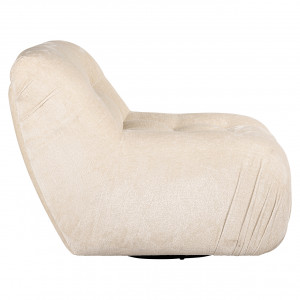 ROSSA exkluzív forgófotel - taupe/mályva/beige