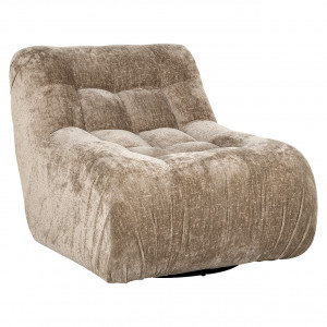 ROSSA exkluzív forgófotel - taupe/mályva/beige