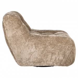 ROSSA exkluzív forgófotel - taupe/mályva/beige