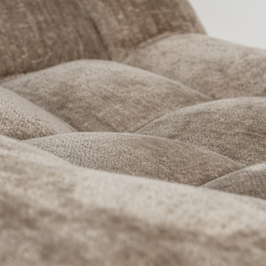 ROSSA exkluzív forgófotel - taupe/mályva/beige