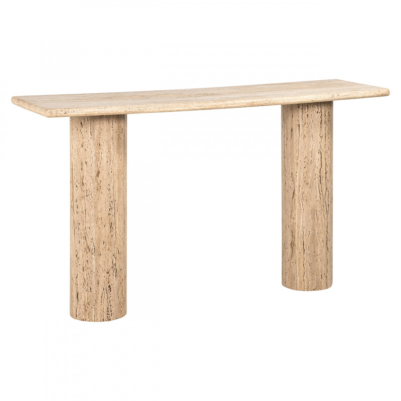 HAMPTON design travertin konzolasztal - 140cm