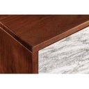 MOUNTAIN SOUL különleges kőfurnéros komód - 175cm - fehér