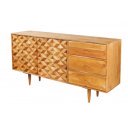 MATERA modern akác komód - 145cm
