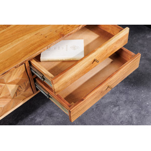 MATERA modern akác TV-szekrény - 145cm