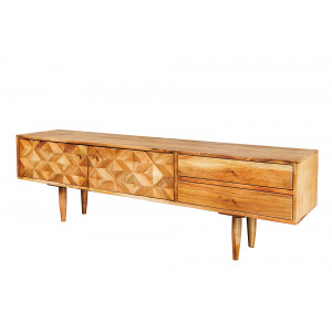 MATERA modern akác TV-szekrény - 145cm