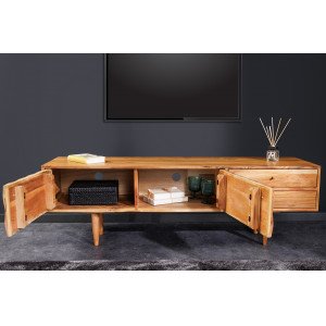 MATERA modern akác TV-szekrény - 145cm