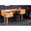 MATERA-II modern akác íróasztal - 130cm