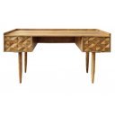 MATERA-II modern akác íróasztal - 130cm